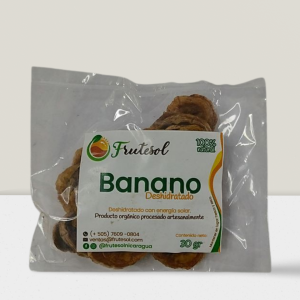 Banano deshidratado 30 gr