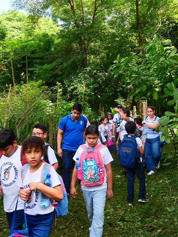 Caminata por los senderos de finca Frutesol